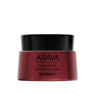 קרם פנים AHAVA מסדרת אפל אוף סדום להחלקת קמטים עמוקים.