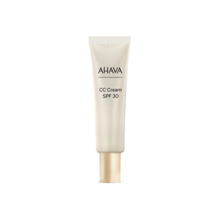 קרם CC של AHAVA לתיקון גוון העור והגנה גבוהה מהשמש SPF30.